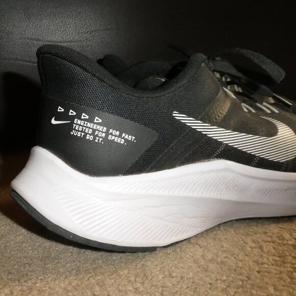 Nike Quest Running Shoes / Black Sneakers Size 10 - Picture 2 of 11